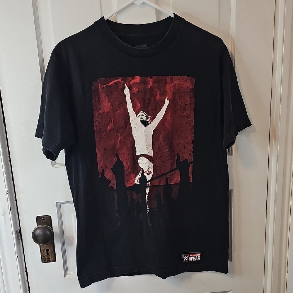 Black and Red Graphic Tee